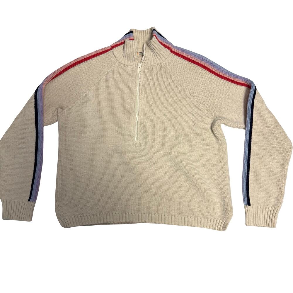 Marine Layer Archive Invierno Quarter Zip Sweater Size Small